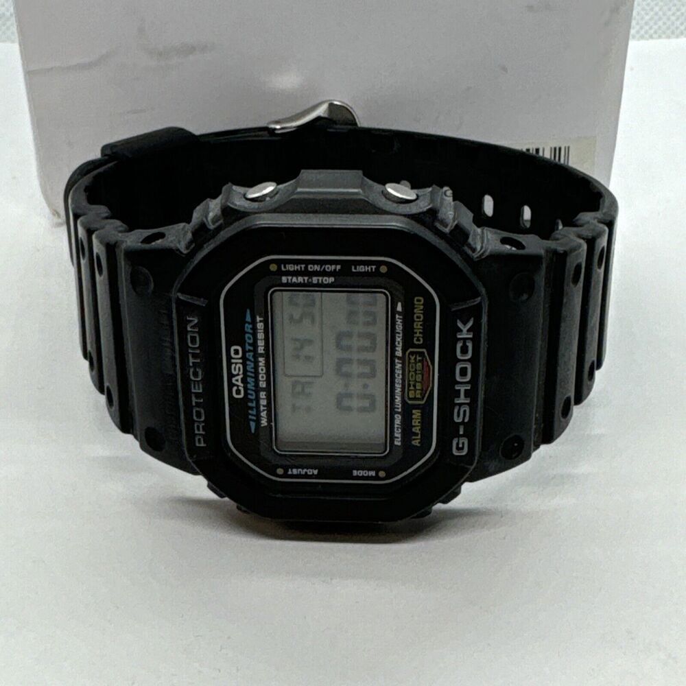 Casio G-Shock DW-5600E Men's Black Resin Strap Digital Dial Wrist Watch JNA85 - Picture 6 of 12